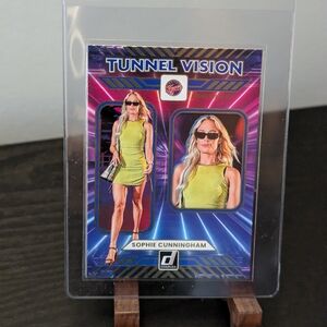 2025 WNBA Donruss Panini Sophie Cunningham Tunnel Vision Press Proof Card Fever